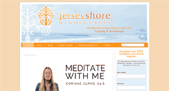 Desktop Screenshot of jerseyshoremindfulness.com